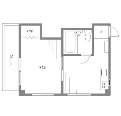 中央大学 マンション 1DK