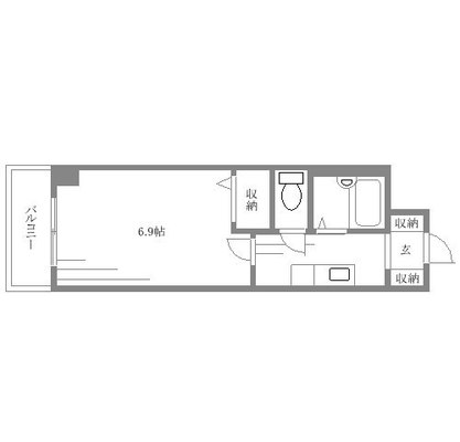 中央大学 マンション 1K