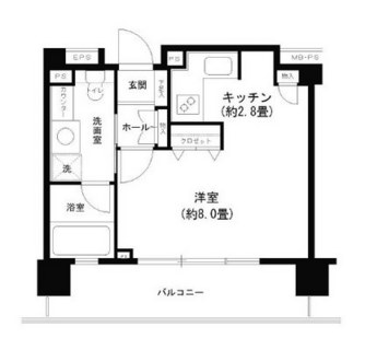 東京都文京区小石川１丁目 賃貸マンション 1R