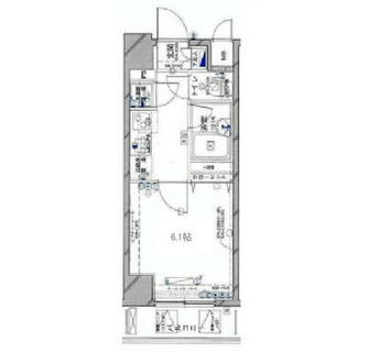 東京都新宿区新小川町 賃貸マンション 1K