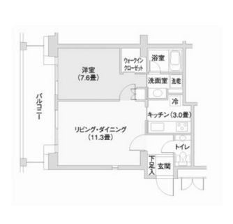 東京都文京区後楽２丁目 賃貸マンション 1LDK