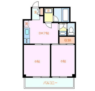 東京都文京区水道１丁目 賃貸マンション 2DK