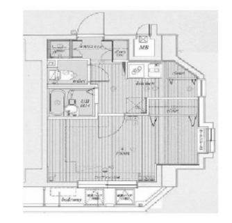 東京都新宿区新小川町 賃貸マンション 1K