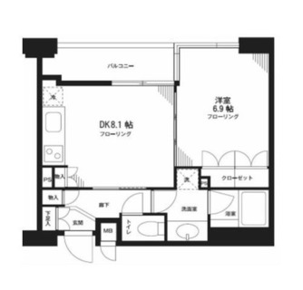 東京都新宿区新小川町 賃貸マンション 1DK