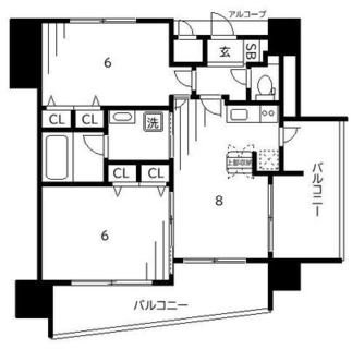 東京都新宿区新小川町 賃貸マンション 2DK